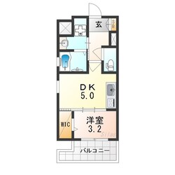 ラシーヌ住吉大社の物件間取画像